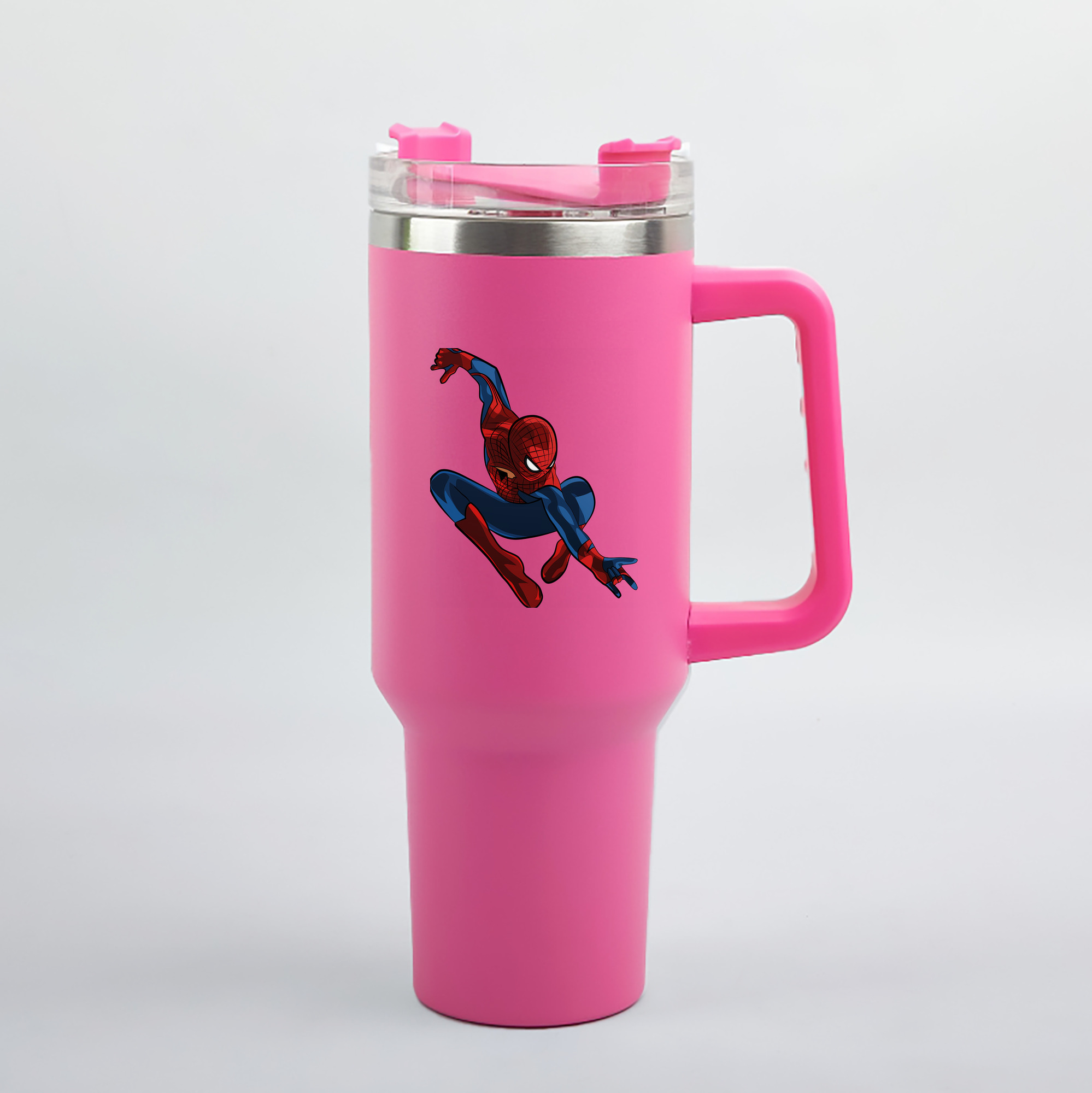 （画像用） Spider Man スパイダーマン 1200mL車用タンブラー（カラープリント）